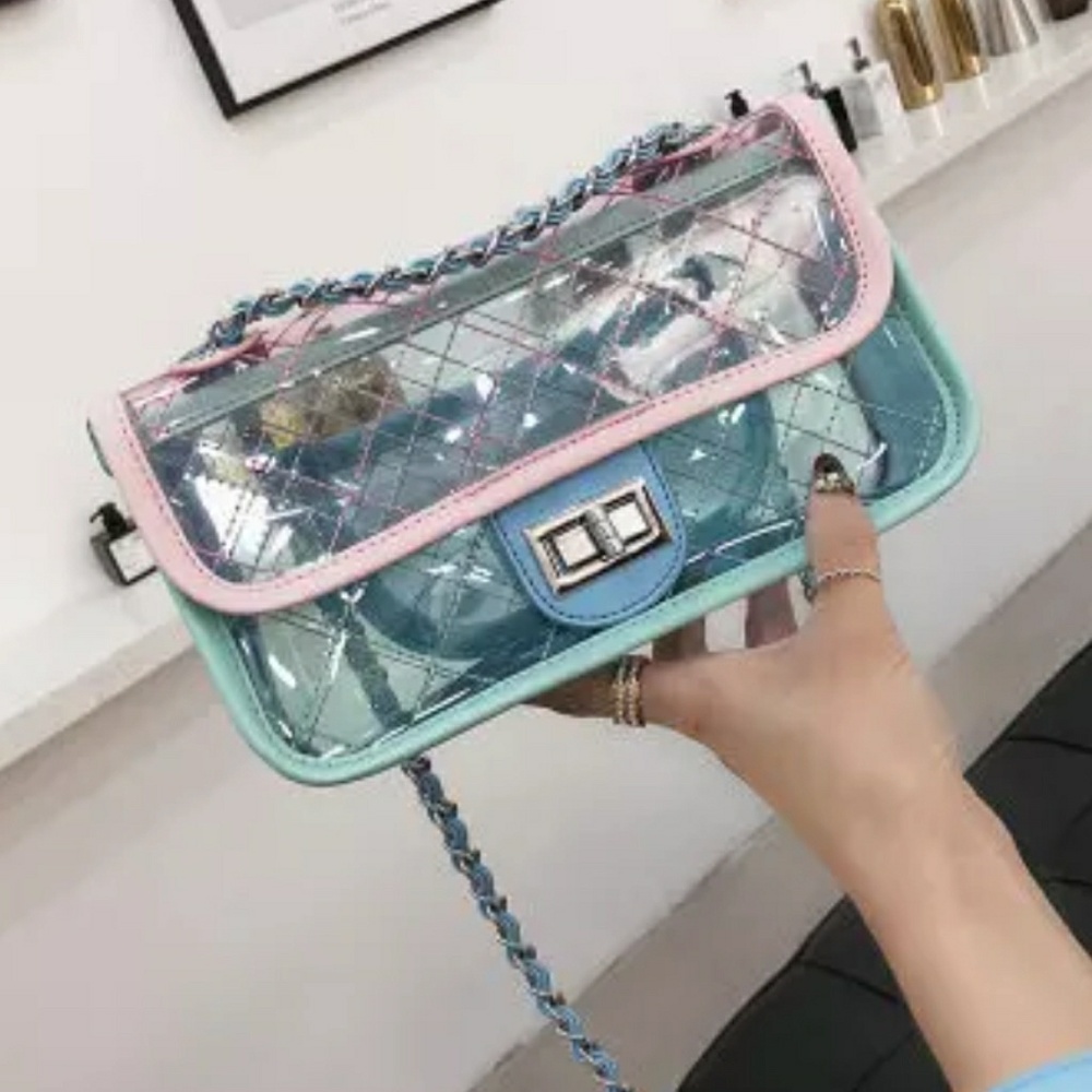 Clear shoulder bag